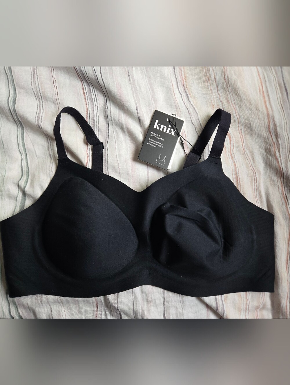 NWT Knix Revolution Full Coverage Bra in Black